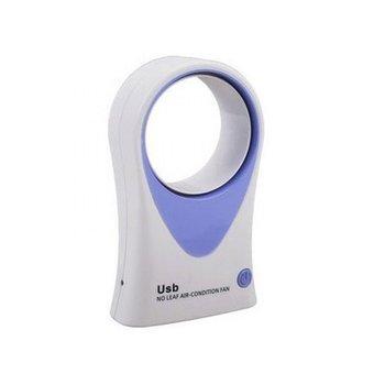 ?USB Fan No Leaf Air Condition Model UF020 - Biru  