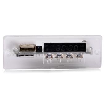 1.0" LED MP3 Player Module with FM/ USB/Mini USB/TF/Remote Controller ( Black) (12V)  