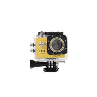 1.5 LCD WIFI 1080P Waterproof Helmet Sports Action Diving DVR Camera DV Cam (Yellow) (Intl)  