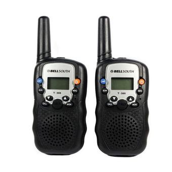 1 Pair of Wireless Walkie-talkie Set Eight Channel 2 Way Radio Intercom Black  