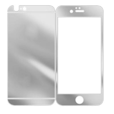 1 Price Tempered Glass Mirror Silver Screen Protector for iPhone 6/6s