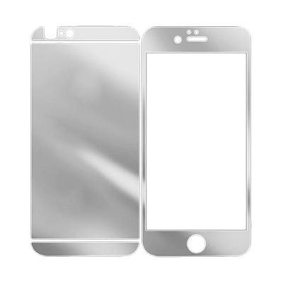 1 Price The Kingtech Mirror 2 in 1 Silver Tempered Glass for iPhone 6 Plus