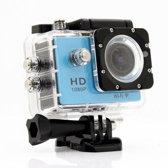 1080P HD 30M Remote Wifi Sports DV Waterproof Action Camera Cam DVR Camcorder (Blue) (Intl)  