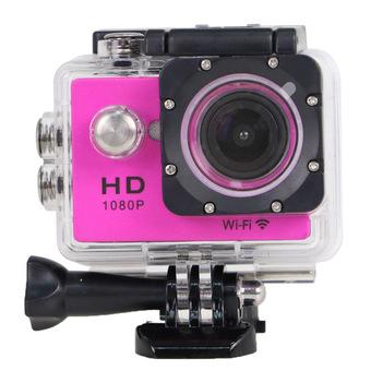 1080P WIFI 2.0” Screen Waterproof Action Camera for Sport Pink (Intl)  