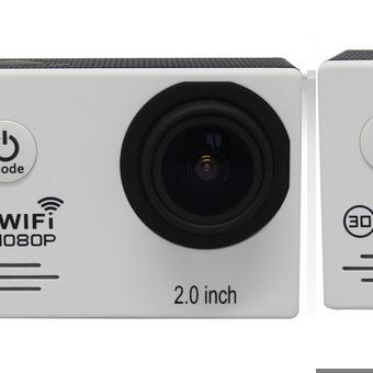 2 Inches sScreen HD Waterproof Sports Action Camera WIFI Wireless Connection White (Intl)  