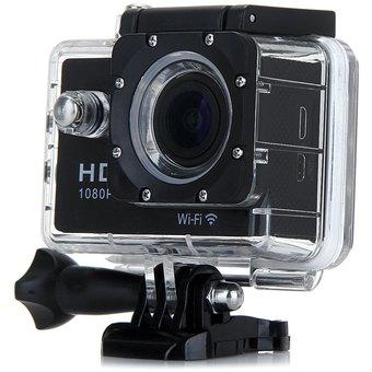 2 inch LCD HD 1080P WiFi Sports Action Camera 30m Waterproof H.264 DVR with 140 Degrees Angle - 100 - 240V  