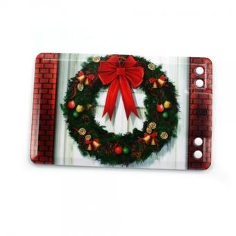 2GB Christmas Wreath Credit Card MP3 Player  