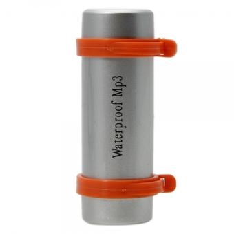 2GB Plastic Case Waterproof MP3 Player Silver  