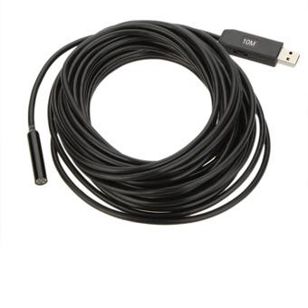 2MP Waterproof 9mm USB Inspection Camera Borescope Endoscope Snake Scope 6LEDs 10M Cable (Intl)  