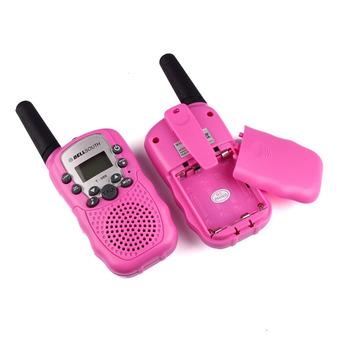 2pcs Wireless Walkie-talkie Eight Channel 2 Way Radio Intercom 5KM (Pink)  