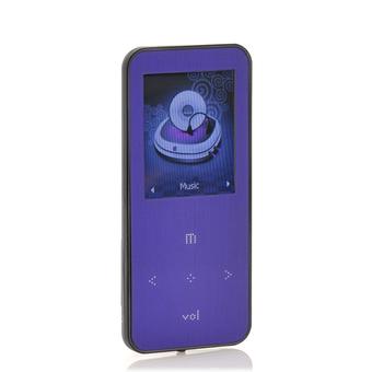 4GB with Micro SD Card Slot MP3 + MP4 Player (Purple)  