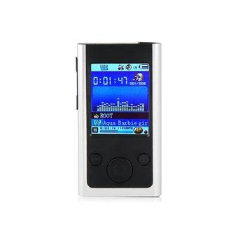 7th Generation TFT Screen 4GB MP4 Player with FM Radio Micro SD Card Slot Silver  