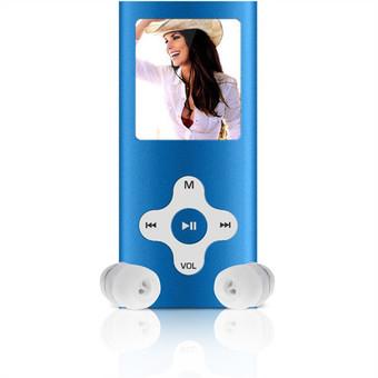 8GB Slim Digital MP3 MP4 Player 1.8" LCD Screen FM Radio Video Games Movie New(Blue) (Intl)  
