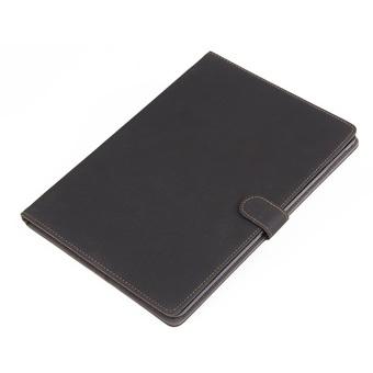 A004 Retro Style Faux Leather Flip Case with Mount Stand for iPad 6/ iPad Air 2 Black  
