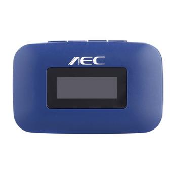 AEC BQ-508 Portable Mini Backlight LCD Display 3.5mm Hands-free FM Transmitter with Car Charger Support TF/MicroSD Card Play (Intl)  