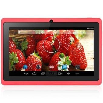 AOSD Q88S Android 4.4 Tablet PC ATM7021 Dual Core 1.3GHz WVGA Screen Dual Cameras 4GB ROM (Pink/ Black)  