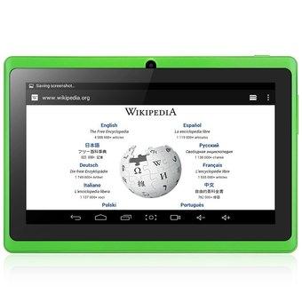 AOSD Q88S Android 4.4 Tablet PC ATM7021 Dual Core 1.3GHz (Black/ Green)  