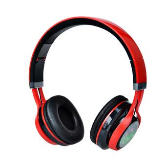 AT-BT816 Foldable Wireless Bluetooth Headphones with Mic (Red) (Intl)  