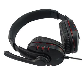 AVF Headset HM055 Cyber Full Cover Stereo - Merah  