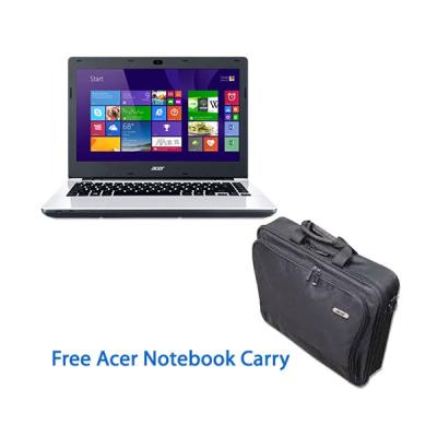Acer Aspire E5-471G GF 820M White + Bonus Notebook Carry