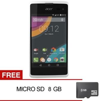 Acer Liquid Z220 - 8 GB - Putih + Gratis MicroSD 8 GB  