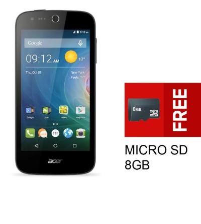 Acer Liquid Z320 - 8GB - Hitam + Bonus MicroSD 8GB