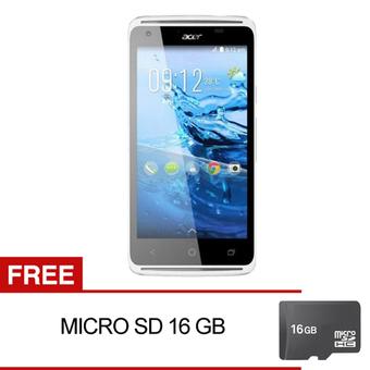 Acer Liquid Z410 - 8 GB - Putih + Gratis Micro SD 16GB  