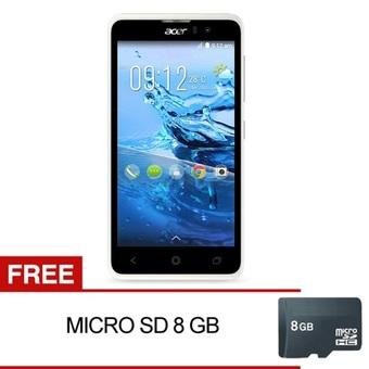 Acer Liquid Z520 Plus - 16 GB - Putih + Free Micro SD 8GB  