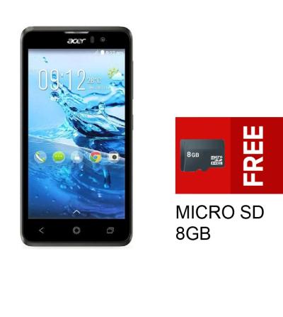 Acer Liquid Z520 Plus - 16GB - Hitam + Gratis Micro SD 8GB