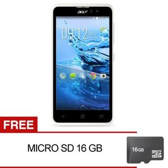 Acer Liquid Z520 Plus - 16GB - Putih + Gratis MicroSD 8 GB  
