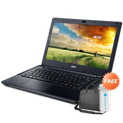 Acer VideoWork Aspire E5-471G-5251 Black Laptop [Windows 8 Original] + Tas Laptop + Voucher Hotel 170rb + USB Self Upgrade Wind
