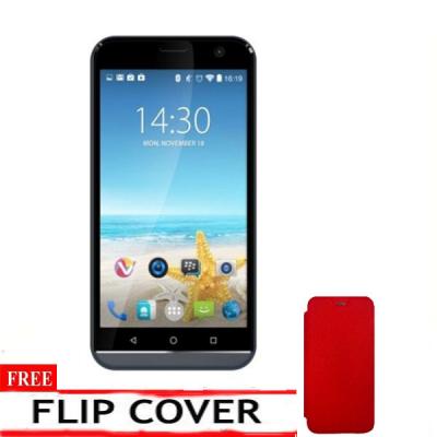 Advan Osmo s50f Smartphone + Flip Cover Merah