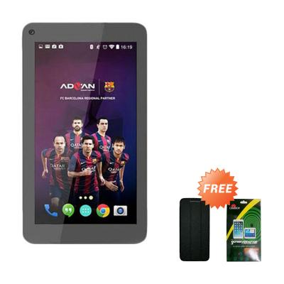 Advan T2G Putih Tablet [4 GB] + Flip Cover hitam + Anti Gores