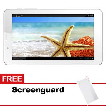 Advan Tablet T1K+ Plus - 8GB - Putih + Gratis Screenguard  