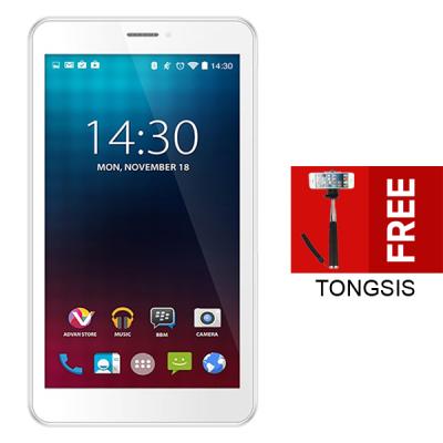 Advan Vandroid X7 - 8GB - Putih + Gratis Tongsis Smartphone