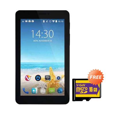 Advan Vandroid X7 Black Tablet [8 GB] + Kartu Memori