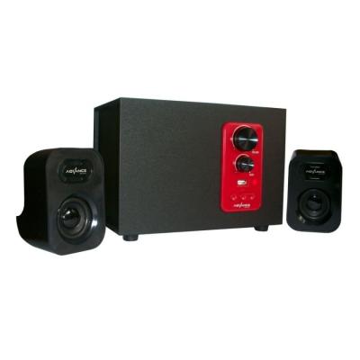 Advance M-080 Speaker - Hitam/Merah