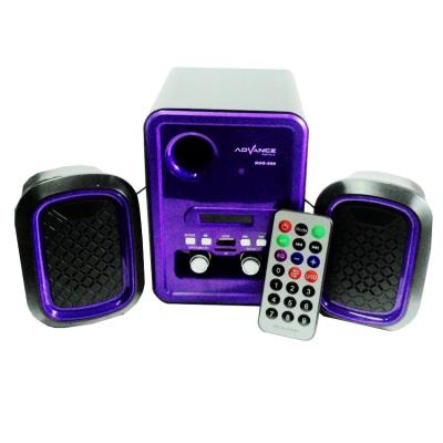 Advance Speaker Multimedia Duo 200 Xtra Power Sound - Ungu