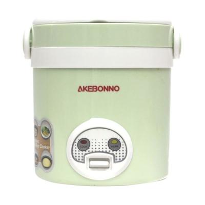 Akebonno MC-1688 Hijau Putih Mini Rice Cooker