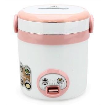 Akebonno Mini Rice Cooker MC-1688 - Putih Pink  