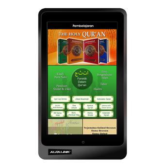 Alfalink Language Learning Tablet & Quran QT-70 Hitam  