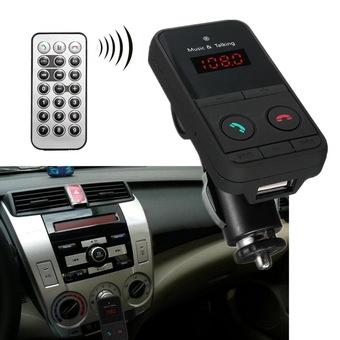 Allwin Handsfree Car Wireless MP3 Player Bluetooth FM Transmitter USB SD Mic Remote  