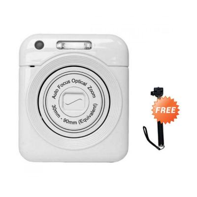 Altek Cubic Wireless Putih Mini Kamera + Mini Monopod