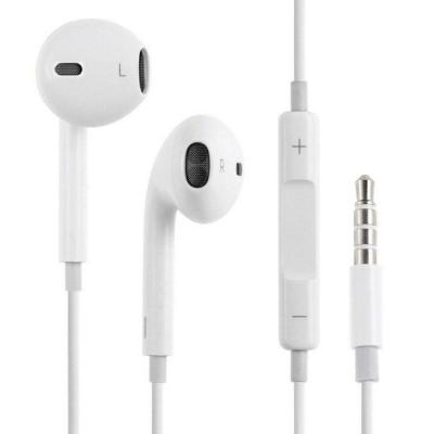 Apple EarPhone With Mic & Volume Control For iPhone 5 - White