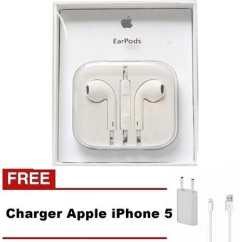 Apple Headset iPhone 5/5c/5s + Gratis Charger Apple iPhone 5  