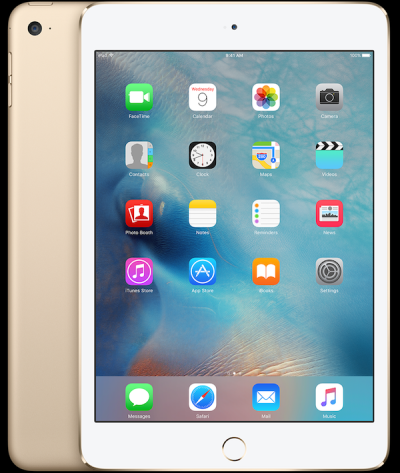 Apple iPad mini 4 16 GB Tablet - Gold [WiFi + Cellular]