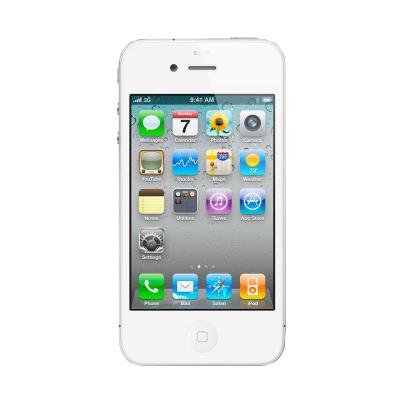 Apple iPhone 4 16 GB Putih Smartphone [Refurbished]