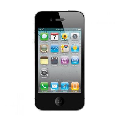 Apple iPhone 4 32 GB Hitam Smartphone [Refurbish]