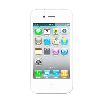 Apple iPhone 4 White Smartphone [Refurbished/16 GB/Garansi Distributor]