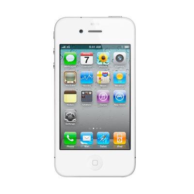 Apple iPhone 4S 32 GB Putih Smartphone [Refurbish]